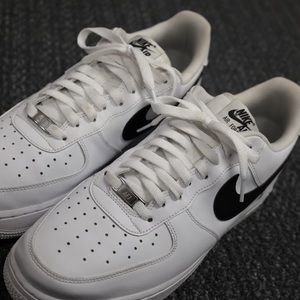White & Black Nike Air Force one’s
